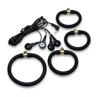 ELECTRO SET DE  4 ANILLOS PARA EL PENE