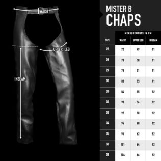 Chaps Largos de Cuero