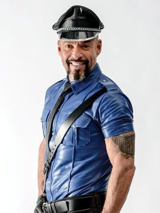 Camisa Policia de Cuero